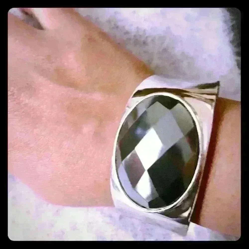 Bracelet with Black  Stone